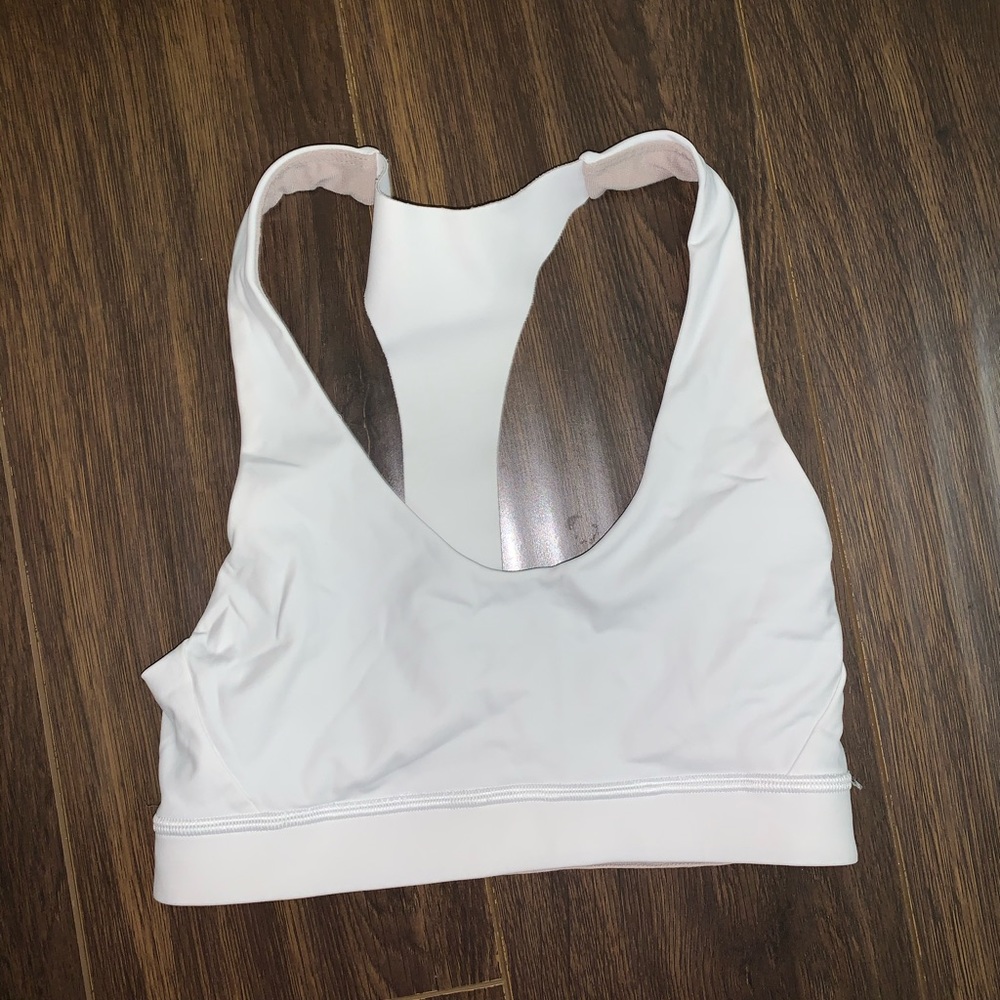 Lululemon White Sports Bra